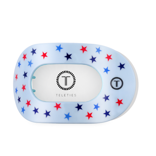 Flat Round Hair Clip | Large | United We Sparkle - Zen&Zip