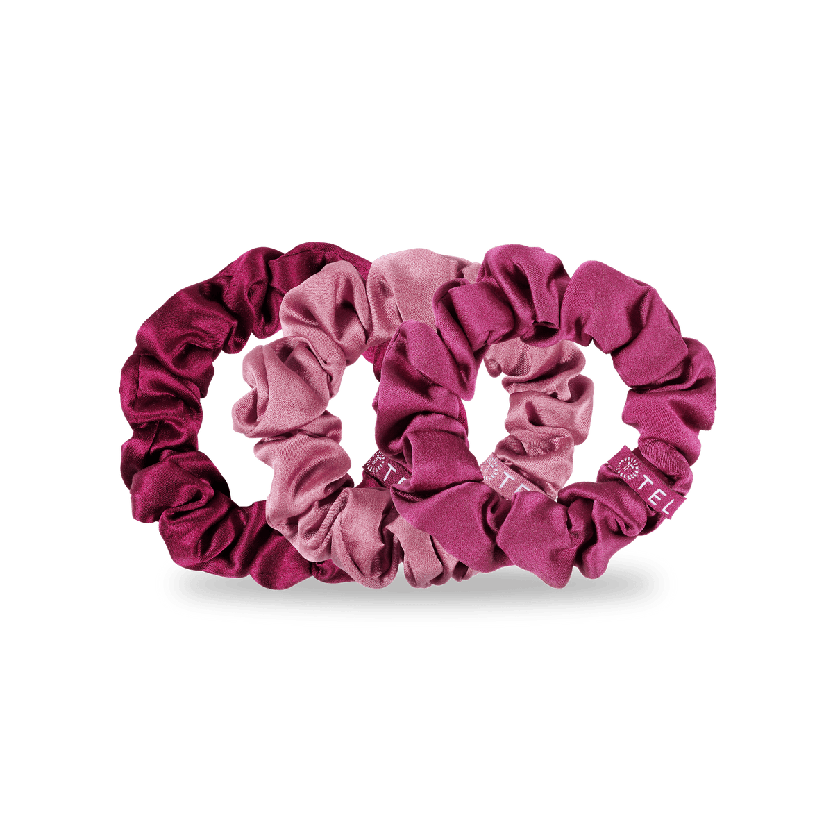 Burgundy Bliss - Large Scrunchie, 3-Pack