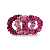 Burgundy Bliss - Large Scrunchie, 3-Pack