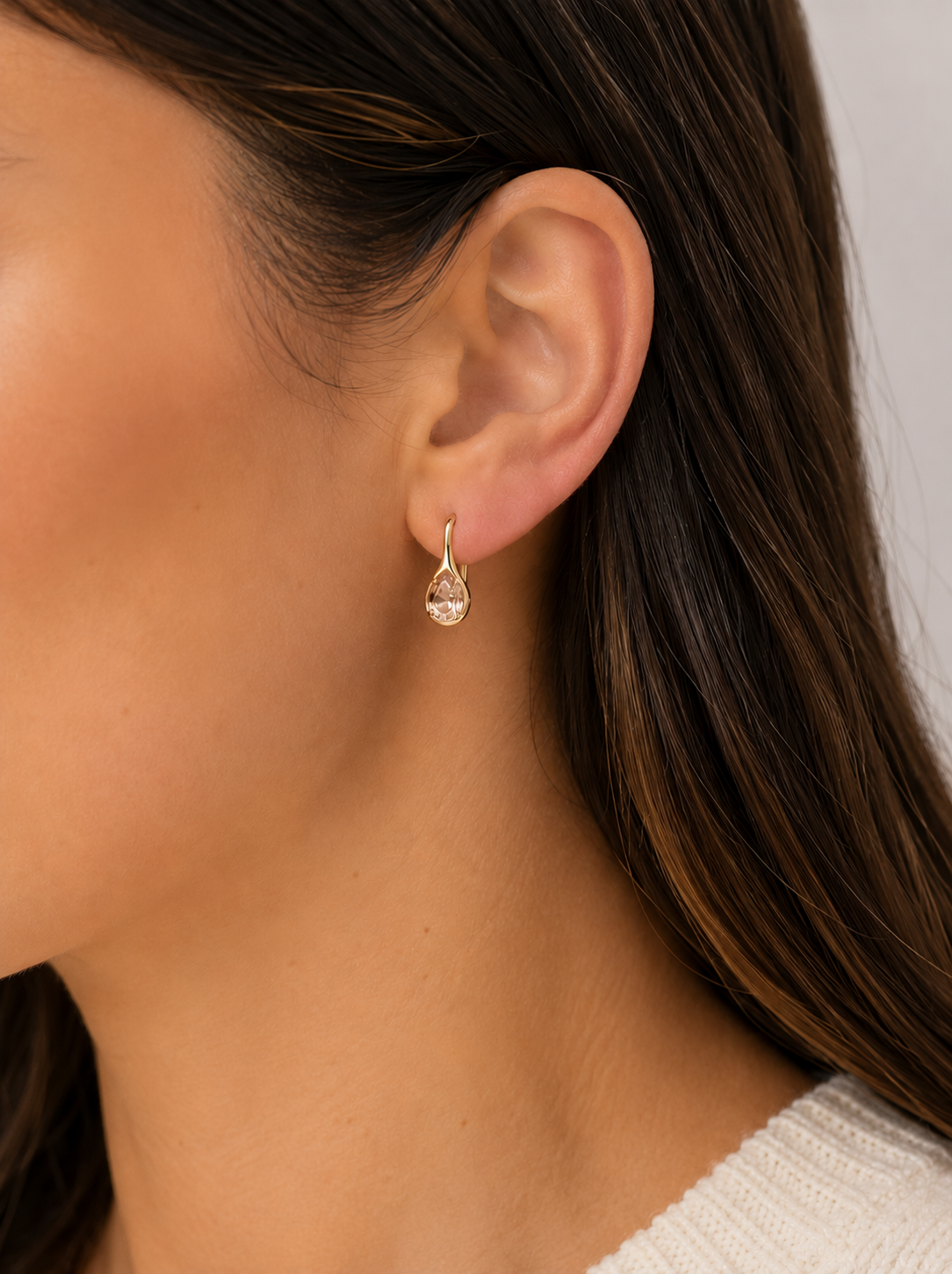 Mini Pear Drop by JaxKelly | Champagne CZ
