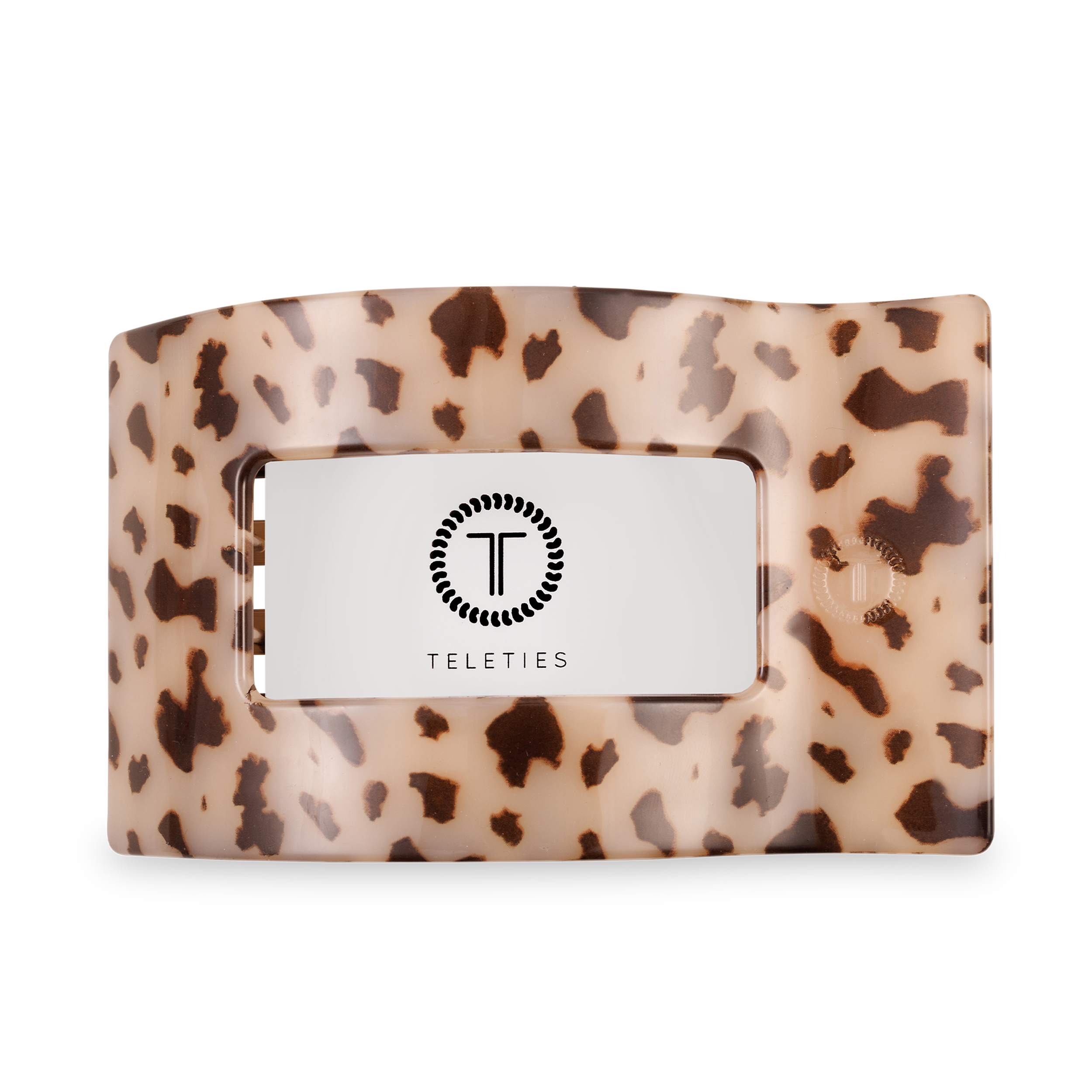 Flat Rectangle Hair Clip | Large | Blonde Tortoise - Zen&Zip