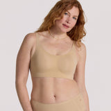 Structured Scoop Bra: Sand / S - Zen&Zip