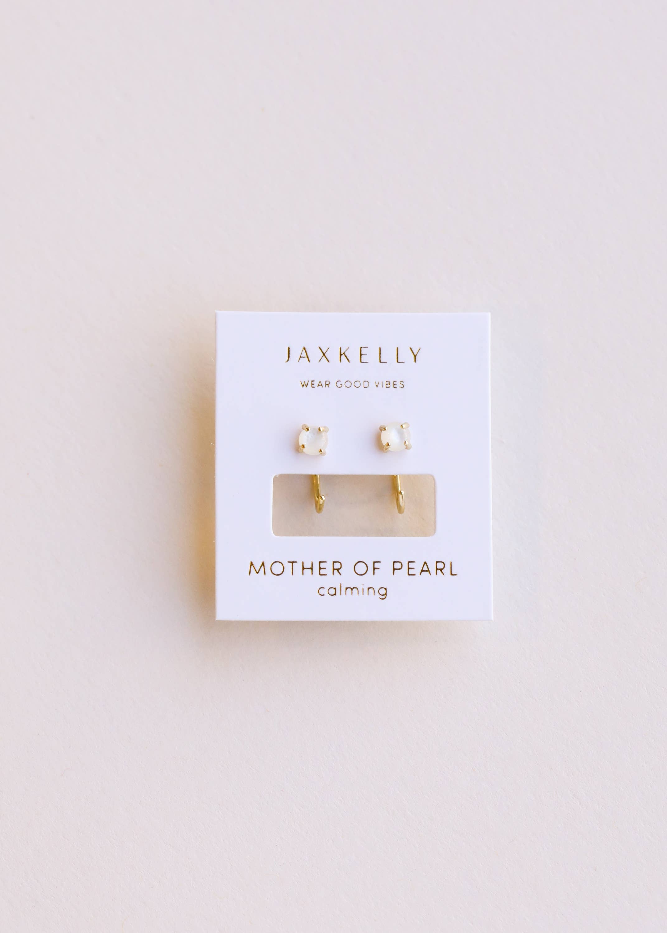 Huggies - Mother of Pearl - Earrings - Zen&Zip