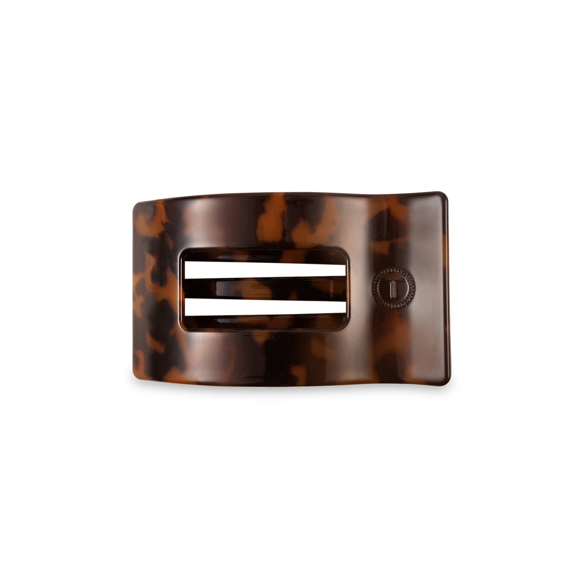 Flat Rectangle Hair Clip | Small | Tortoise - Zen&Zip