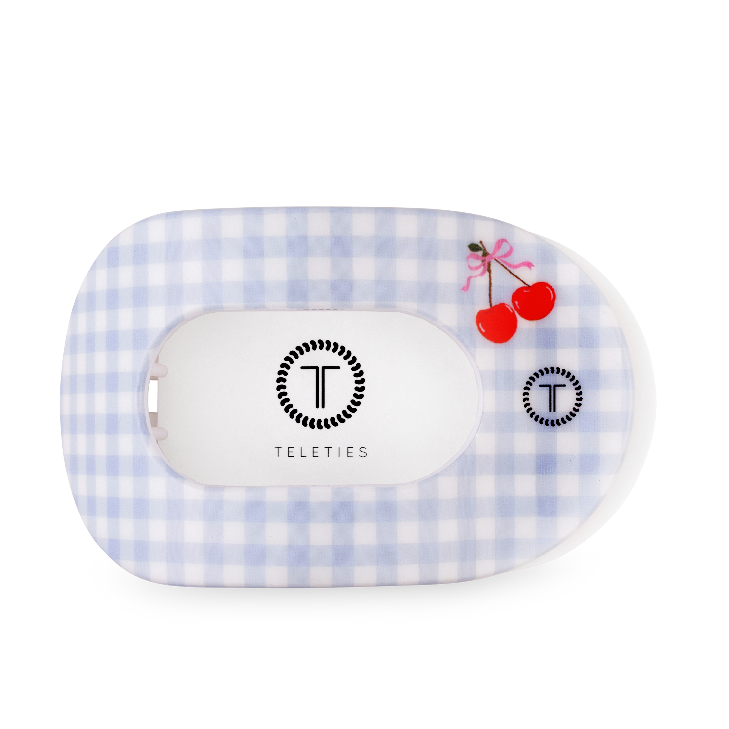 Flat Round Hair Clip | Large | Basket of Cherries - Zen&Zip