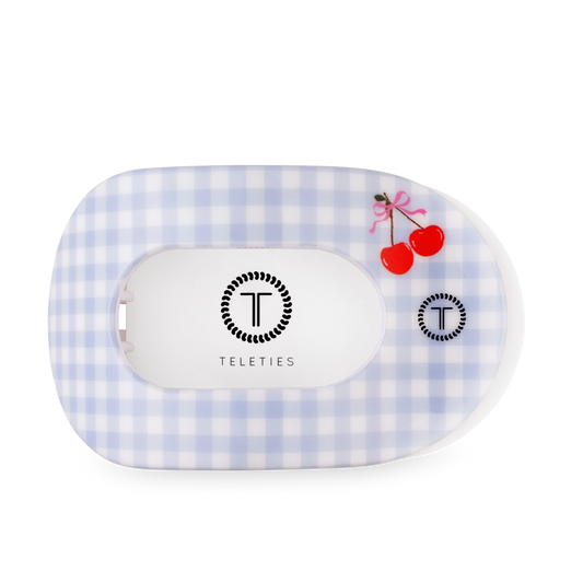 Flat Round Hair Clip | Large | Basket of Cherries - Zen&Zip