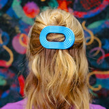 Flat Round Hair Clip | Medium | Miami Vice - Zen&Zip