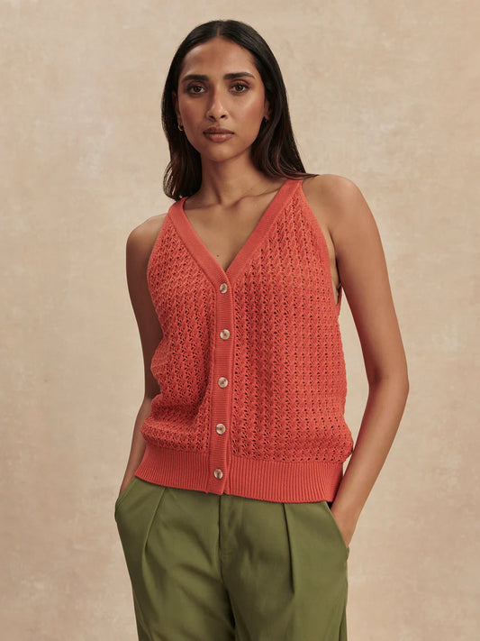 Alessia Knit Tank by Varley | Summer Fig