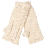 Cable Fingerless Gloves by Nirvanna Designs