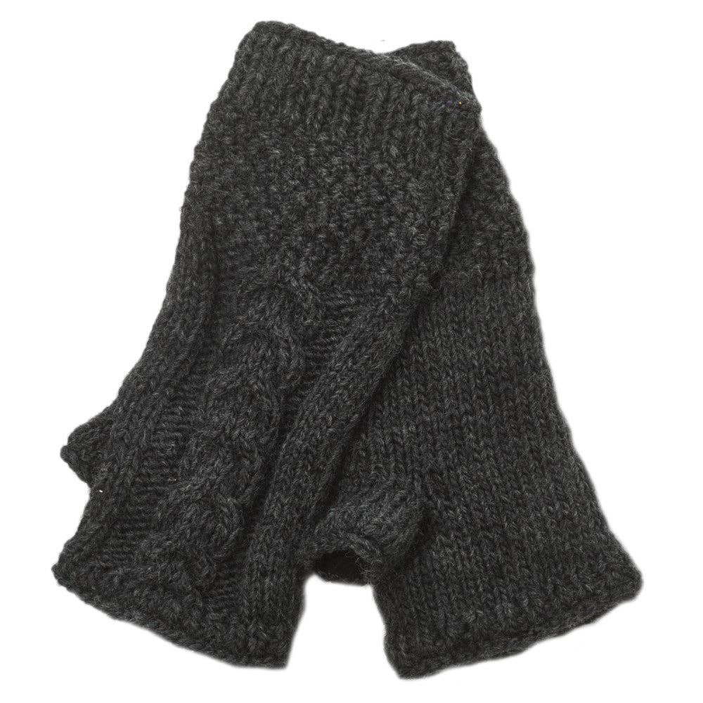Cable Fingerless Gloves by Nirvanna Designs