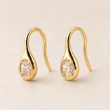 Mini Pear Drop by JaxKelly | White CZ