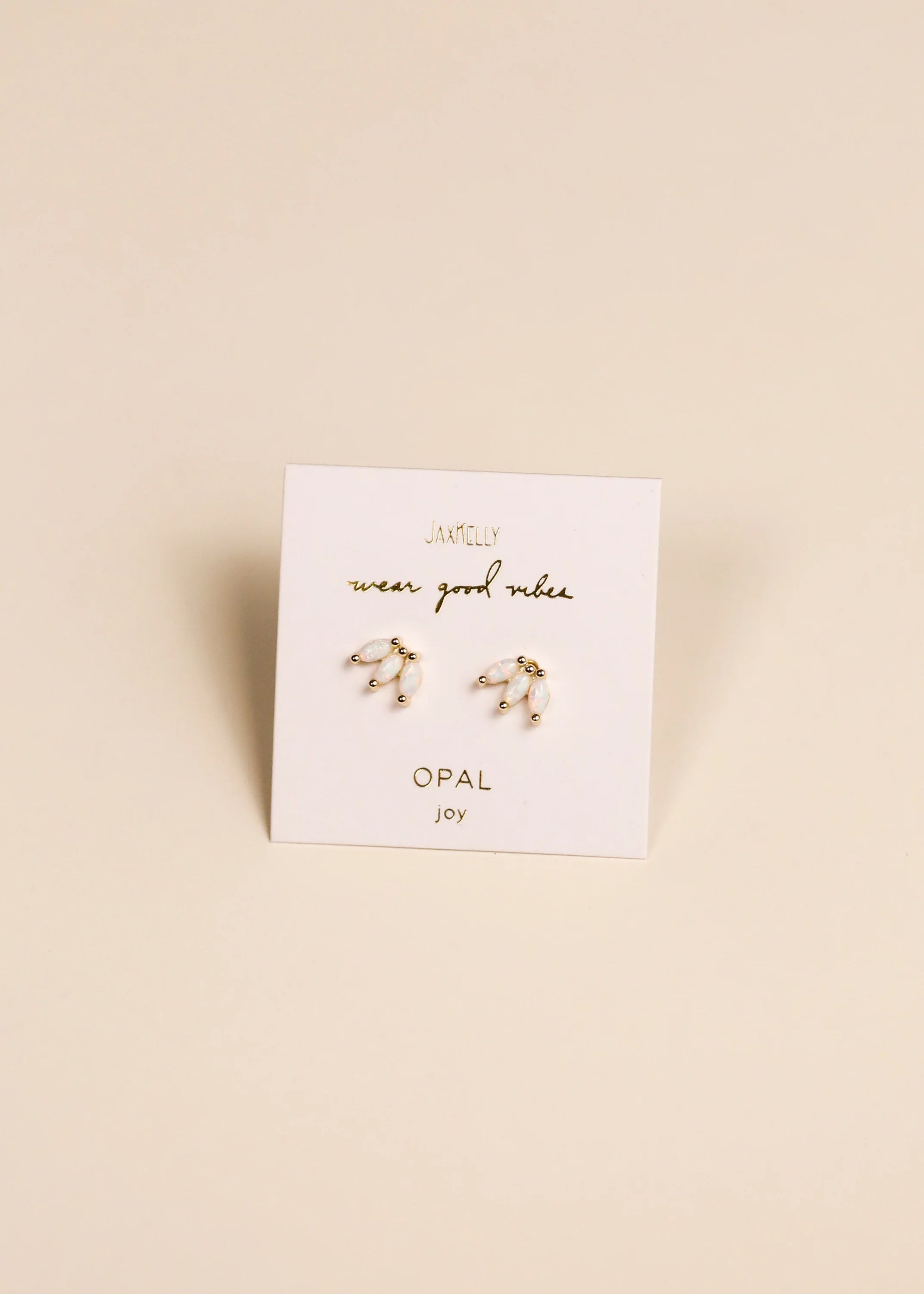 Opal Crown Stud Earring by JaxKelly - Zen&Zip