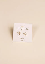 Opal Crown Stud Earring by JaxKelly - Zen&Zip