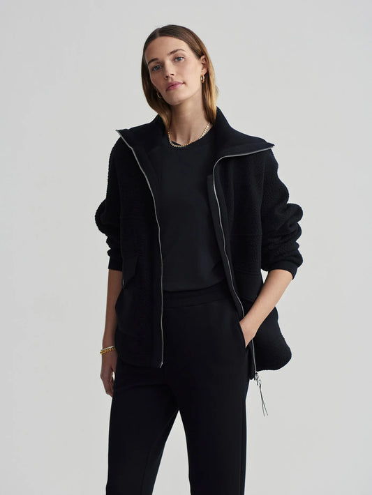 Eleanor Patch Pocket Fleece by Varley | Black
