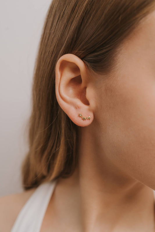 Complements Gold Earrings by Jax Kelly | Star & Constellation - Zen&Zip