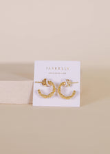 Petite Flower Hoop by JaxKelly | 18k Gold Plated