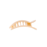 Flat Rectangle Hair Clip | Small | Almond Beige - Zen&Zip