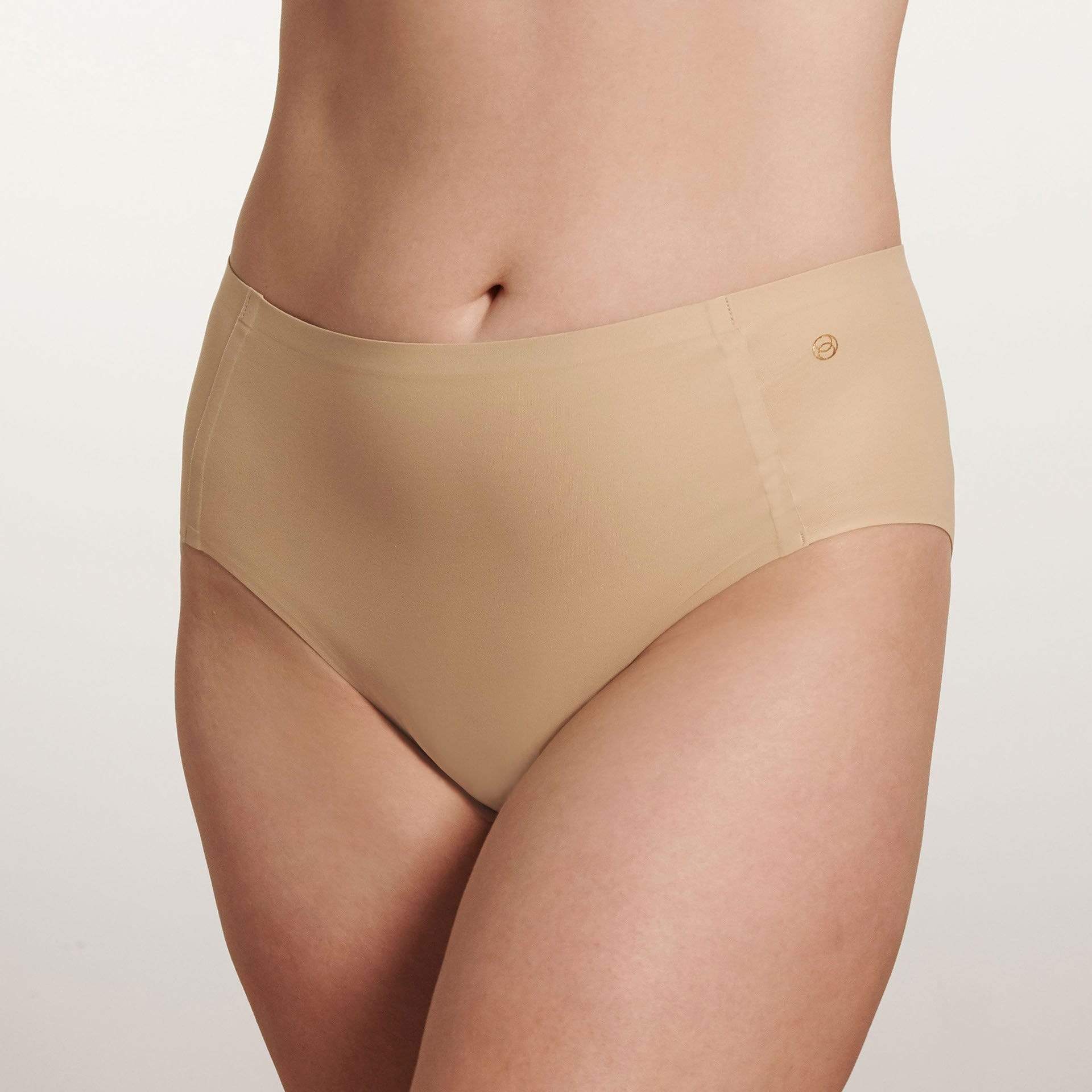 High-Waisted Retro Bikini by Evelyn & Bobbie | Sand - Zen&Zip
