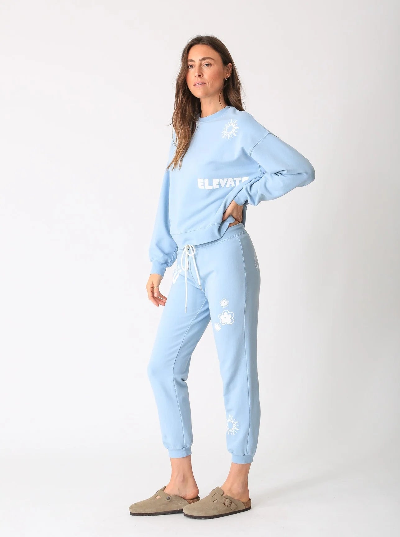 Classic Be Kind Sweatshirt-Sky Blue