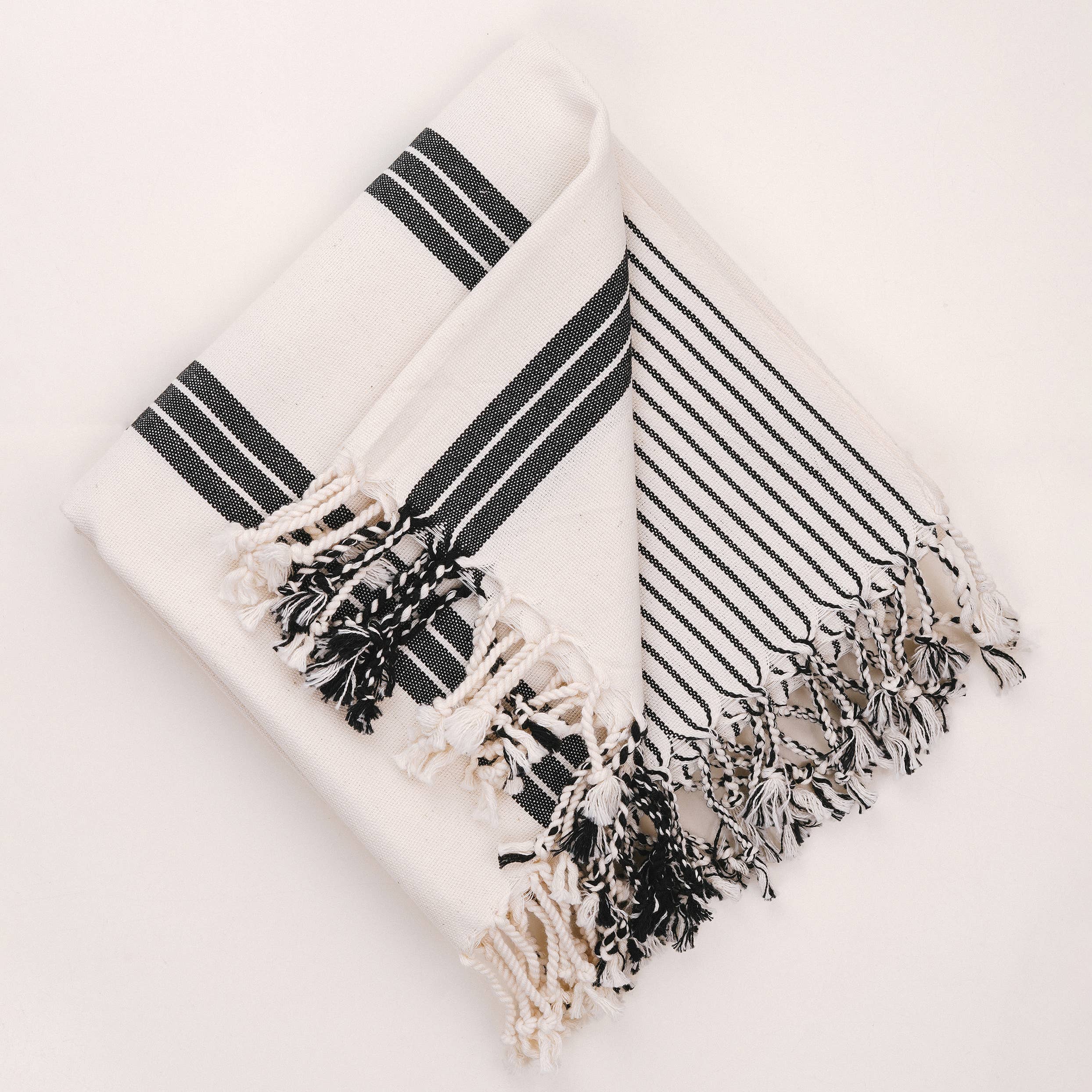 Soft Bliss Turkish Towel by Moa | Light Stripes - Zen&Zip