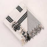 Soft Bliss Turkish Towel by Moa | Light Stripes - Zen&Zip