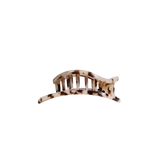 Blonde Tortoise Small Flat Circle Hair Clip