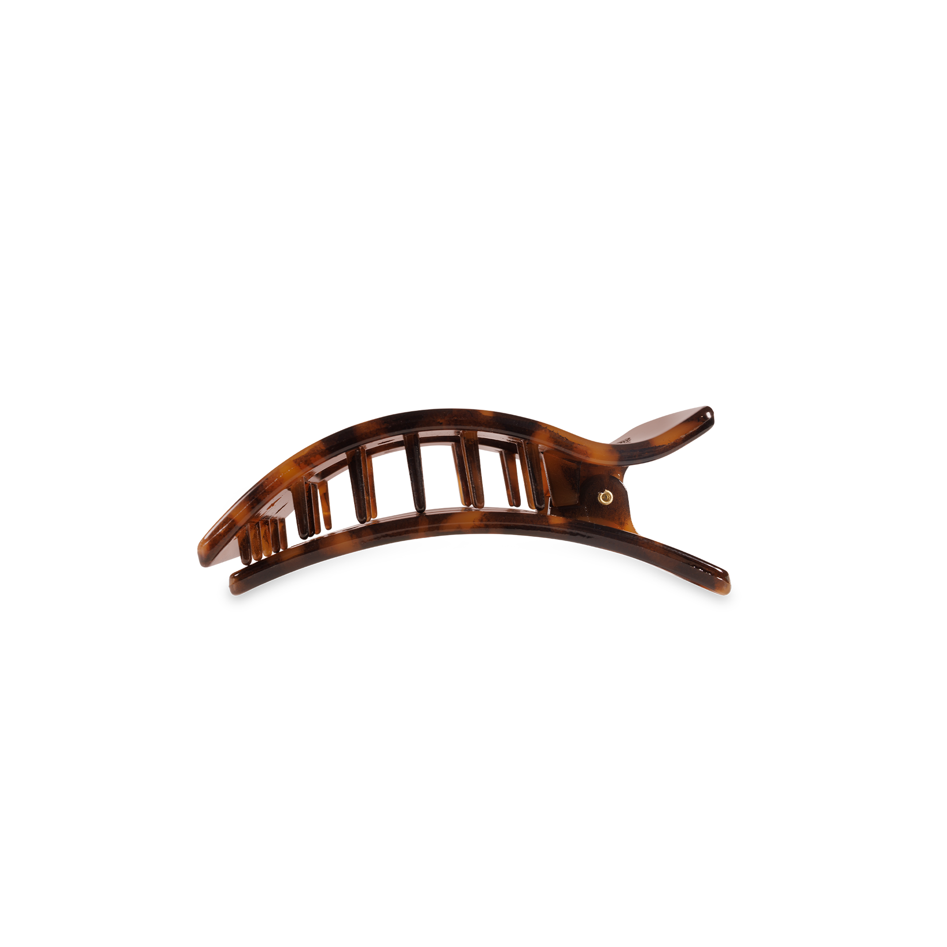 Flat Rectangle Hair Clip | Small | Tortoise - Zen&Zip