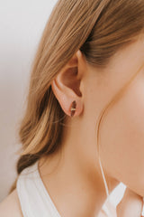 Mineral Point Earring by JaxKelly | Smoky Quartz