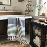 Turkish Towels Large, 100% Cotton Towels | 40x70" | 200 GSM - Zen&Zip
