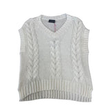 Fiona Cable Vest Pure Snow