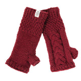 Cable Fingerless Gloves by Nirvanna Designs