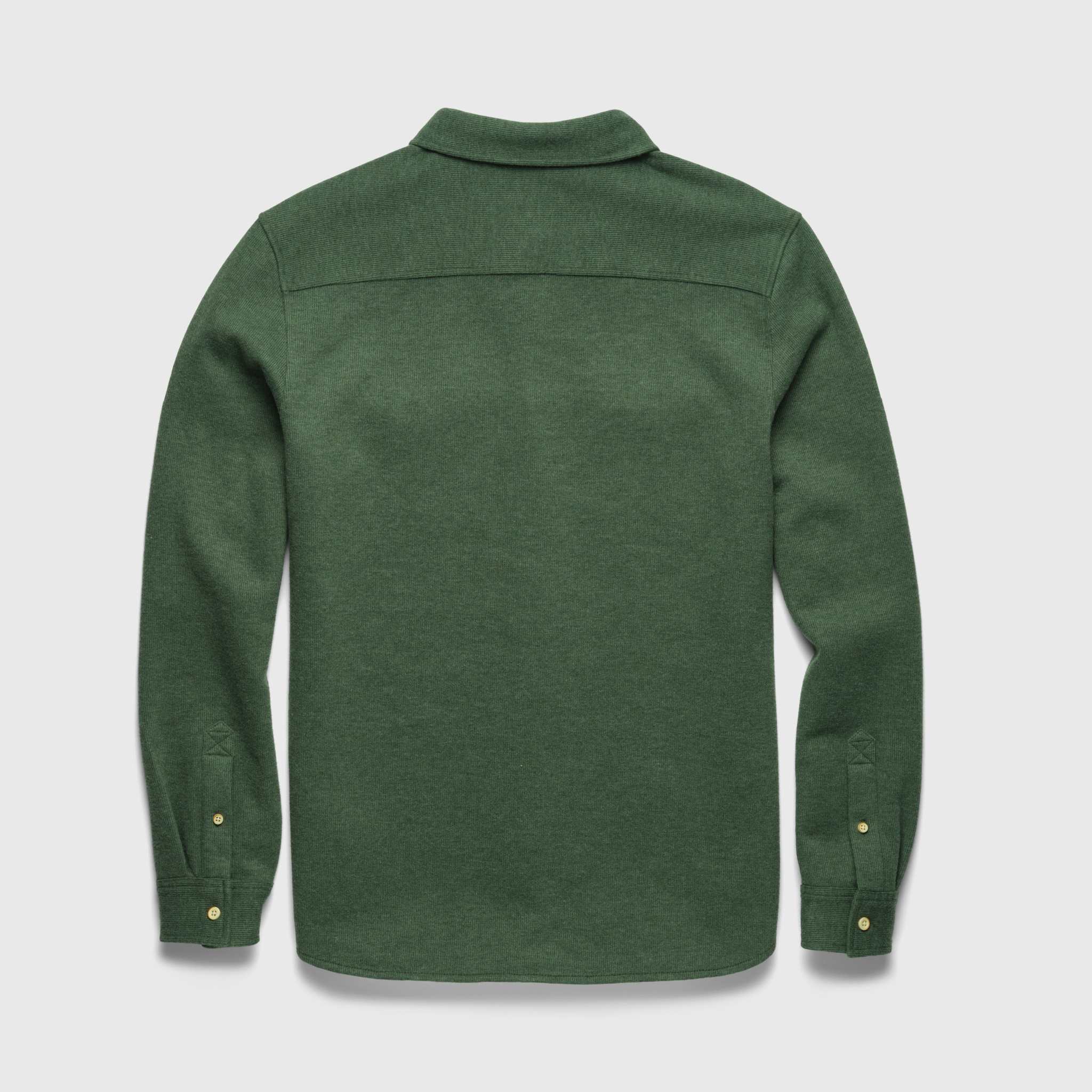 Rex Rib Knit Shirt by SurfSideSupply | Green Heather
