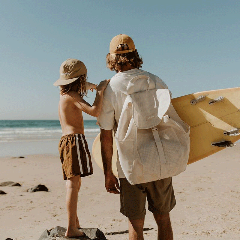 Beach Hauler Mesh Backpack by Sande | Sand