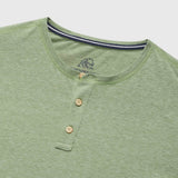 Sean Jersey Henley by SurfSide Turf Green
