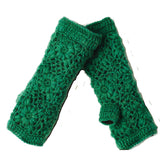Flower Crochet Fingerless Gloves by Nirvanna Designs