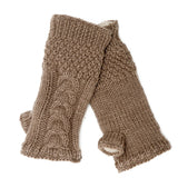 Cable Fingerless Gloves by Nirvanna Designs
