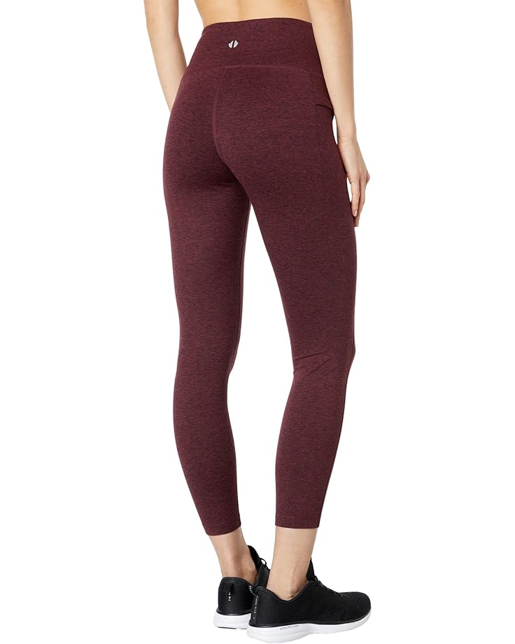 Thrive Societe 7/8 Stash Pocket Legging Heather Wine