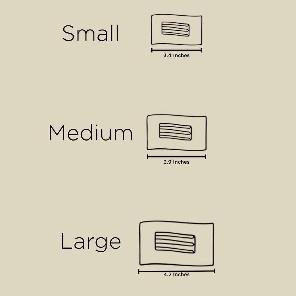 Flat Rectangle Hair Clip | Medium | Fir Real - Zen&Zip