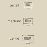 Flat Rectangle Hair Clip | Medium | Fir Real - Zen&Zip