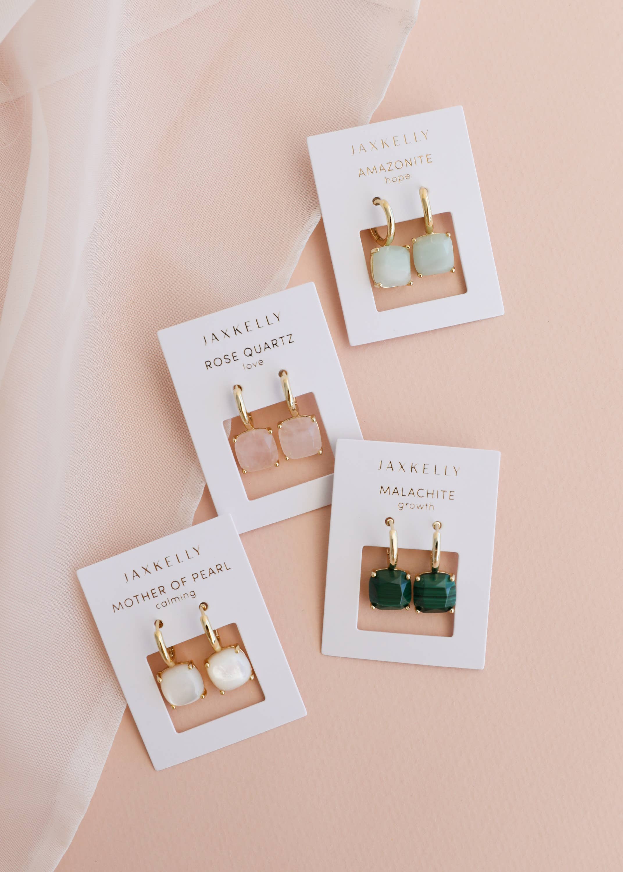 Gemstone Mini Drop - Rose Quartz - Zen&Zip