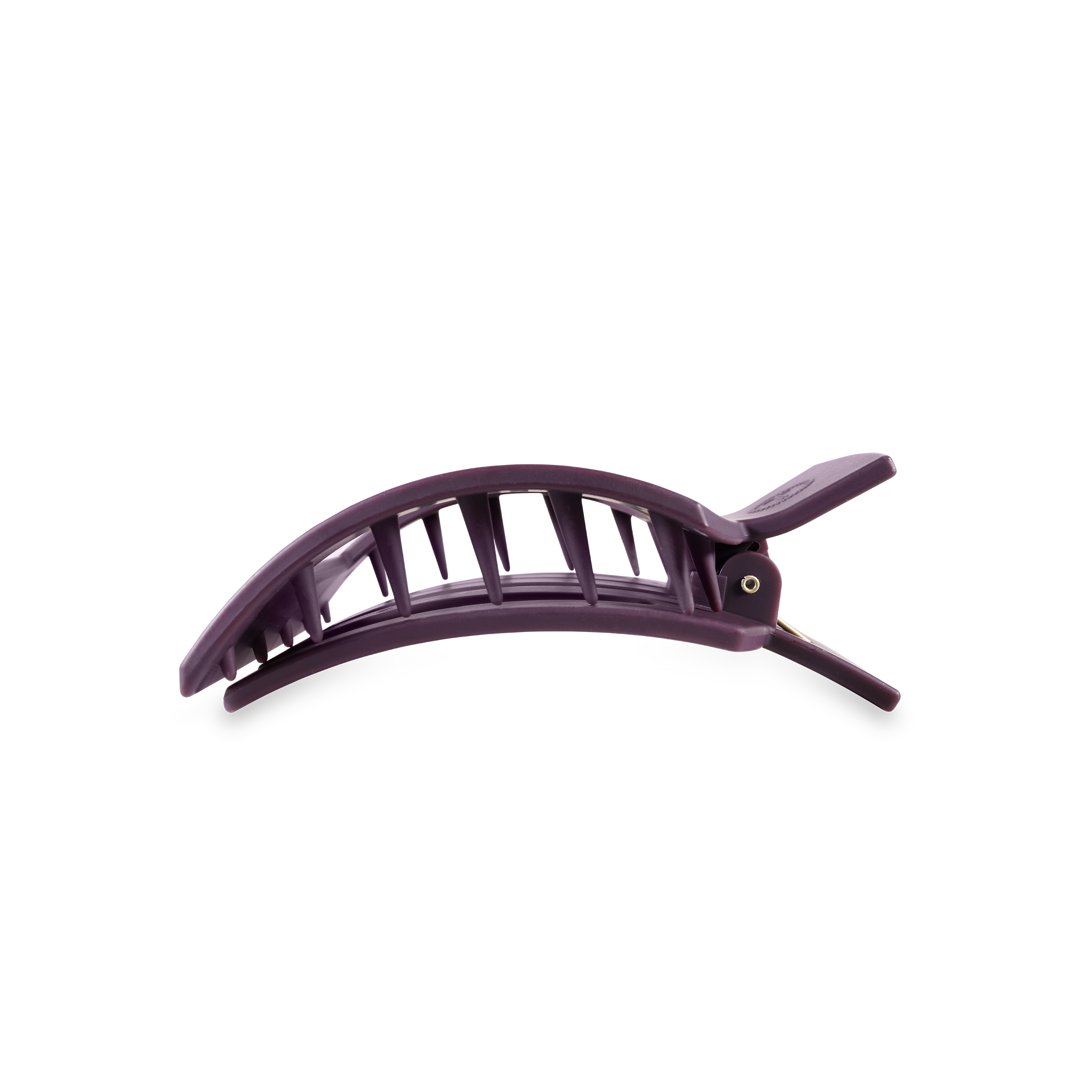 Square Flat Hair Clip | Med. | Burgundy Bliss - Zen&Zip