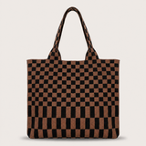 The Classic Checkered Skinny Tote