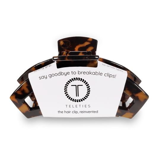 Open Hair Clip | Large |  Tortoise - Zen&Zip