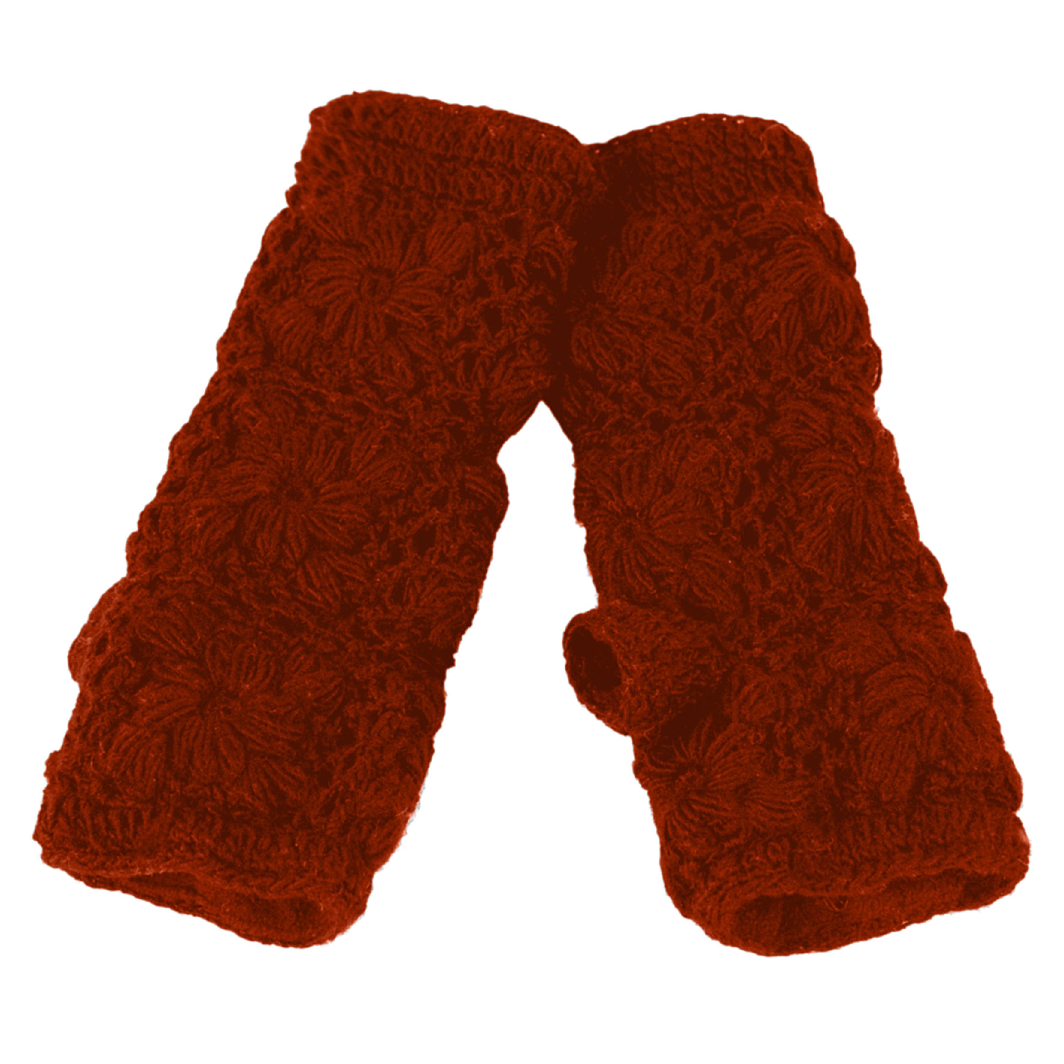 Flower Crochet Fingerless Gloves by Nirvanna Designs