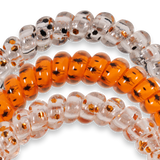 Spiral Hair Coils | Small | Spooky Sparkles Hair Ties - Zen&Zip
