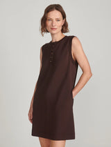Elba Tank Mini Dress by Varley | Coffee Bean
