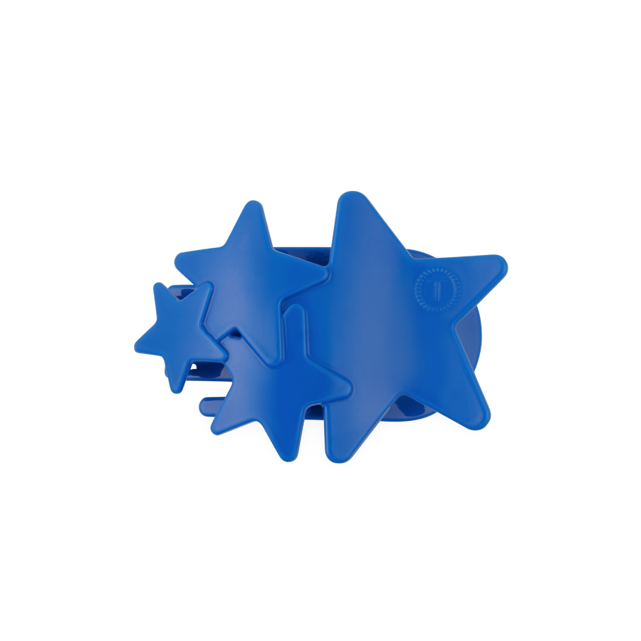 Flat Hair Clip | Medium | Blue Shooting Star - Zen&Zip