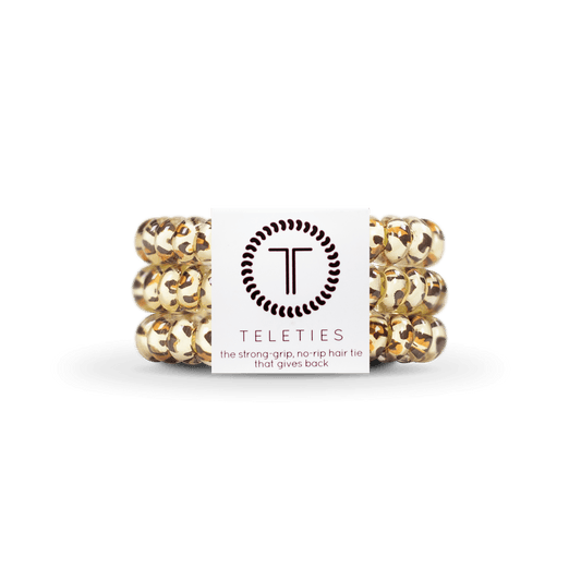 Spiral Hair Coils | Small | Leopard Hair Ties - Zen&Zip
