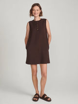 Elba Tank Mini Dress by Varley | Coffee Bean
