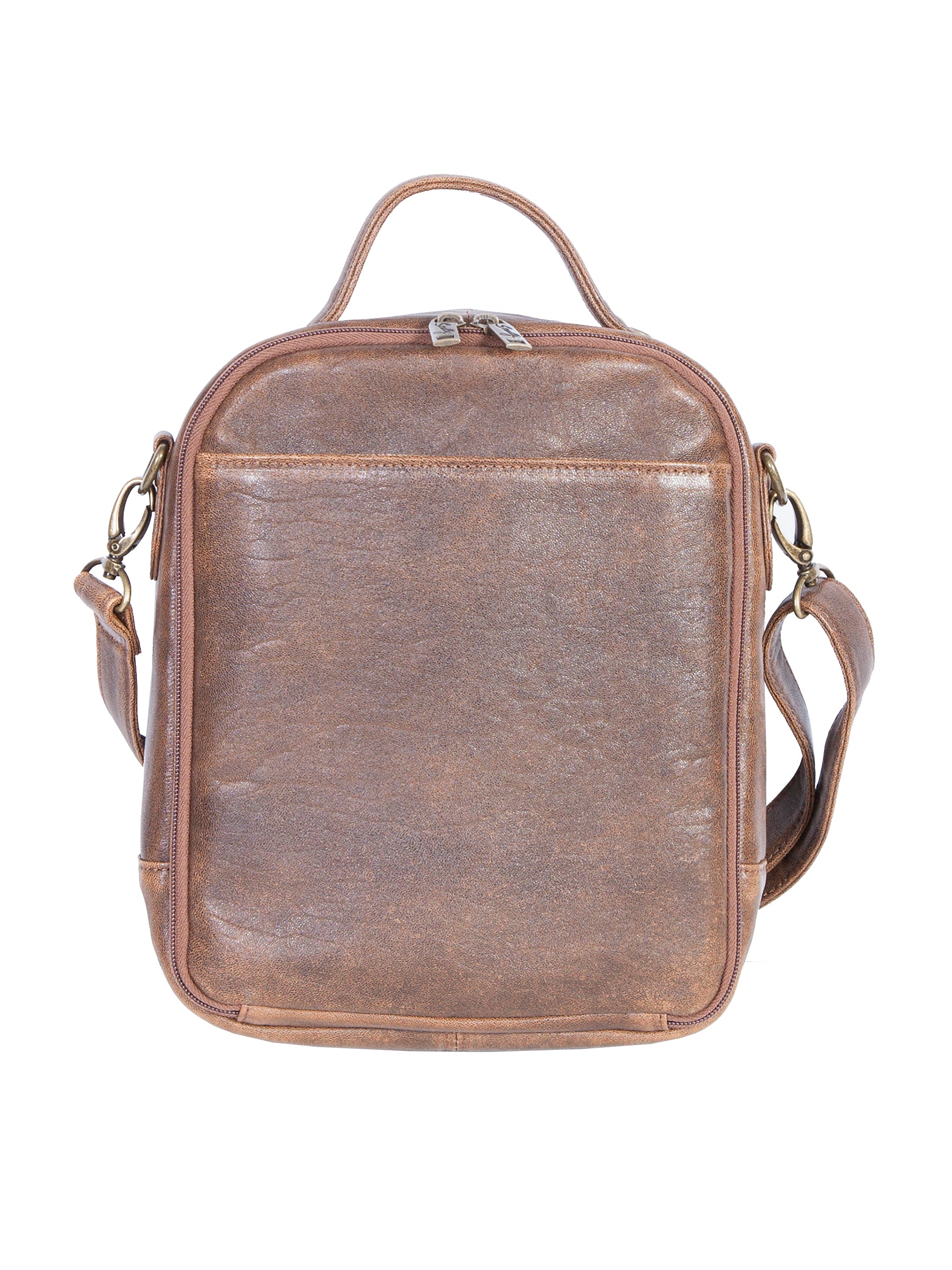 Leather Travel Tote, back